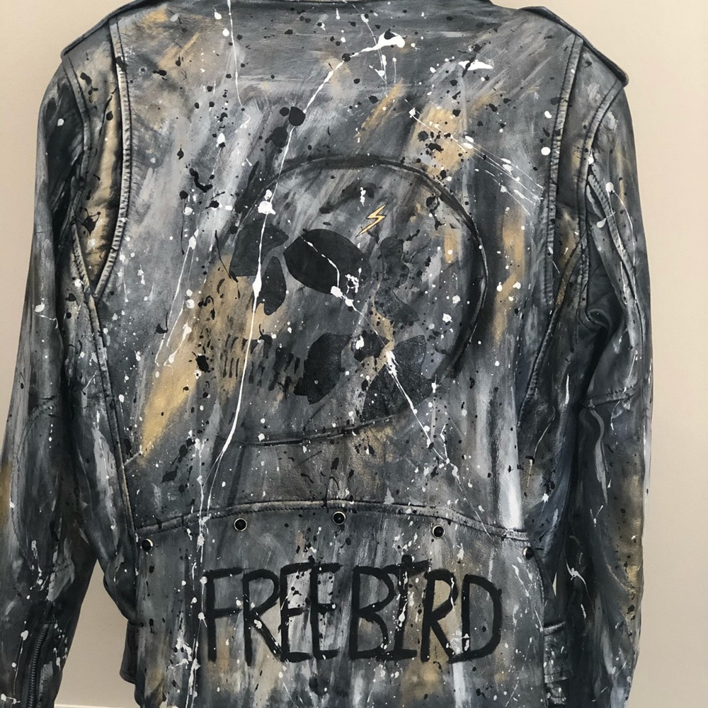 CUSTOM Leather jackets. Xl L M S - Picture 15 of 16